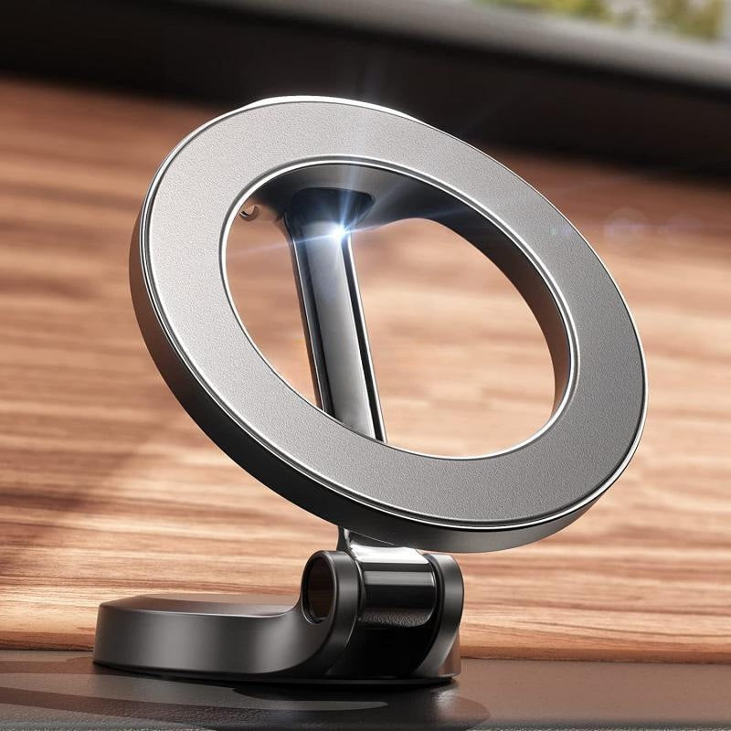 Revolutionize Your Drive with Our All-Metal Magnetic Car Phone Mount - The Ultimate Foldable Phone Holder for Stronger Grip and Convenience!