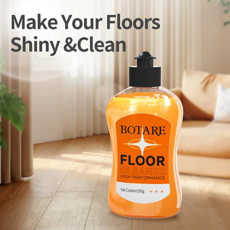 BOTARE Enzyme-Powered Mop Soap - Long-Lasting Scent Floor Cleaner, Deep Cleans with No Residue, Fast Drying & Pet/Kid-Safe for All Floors, Works with Mops, Steam Mops & Sprayers