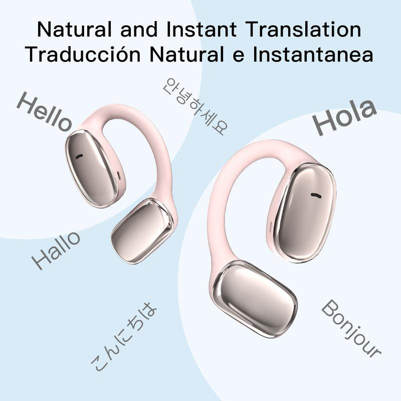Z-ZIHNIC S11 AI Translation Earbuds - Real-Time Voice Translation in 134 Languages, Bluetooth 5.4, Waterproof & HiFi Sound for Ultimate Travel and Sports Experience!