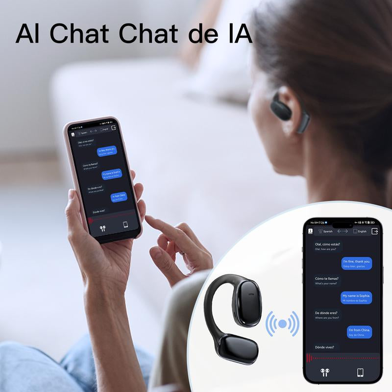 Z-ZIHNIC S11 AI Translation Earbuds - Real-Time Voice Translation in 134 Languages, Bluetooth 5.4, Waterproof & HiFi Sound for Ultimate Travel and Sports Experience!