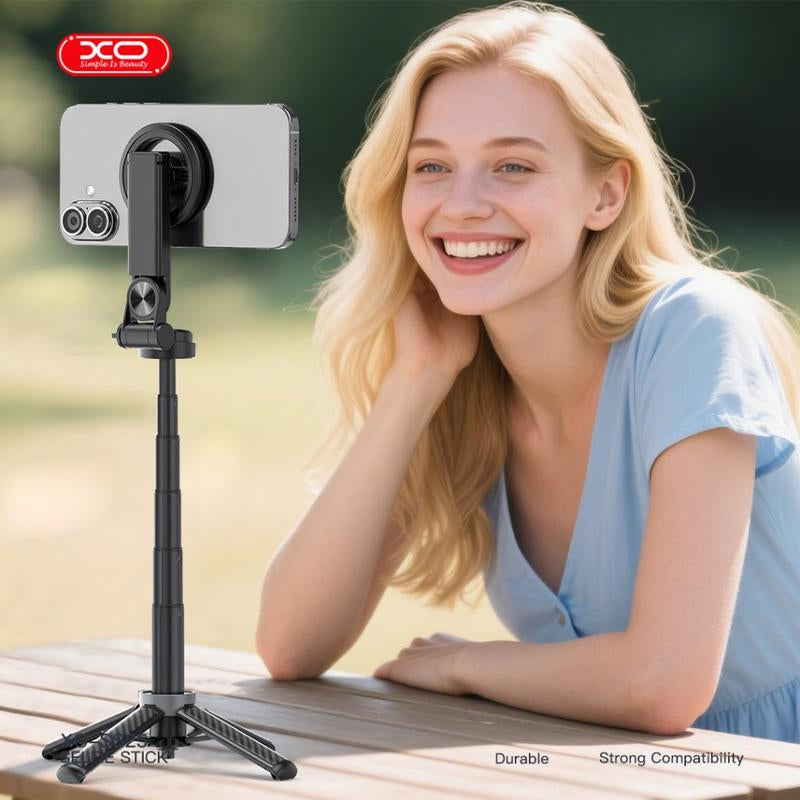 2026 Multifunctional Magnetic Mini Selfie Stick with 360° Rotation, Bluetooth Control, and Magnetic Phone Holder - Ideal for Selfies, Video Recording, and Vlogging, Extends up to 14.96 Inches, Compatible with Most Smartphones