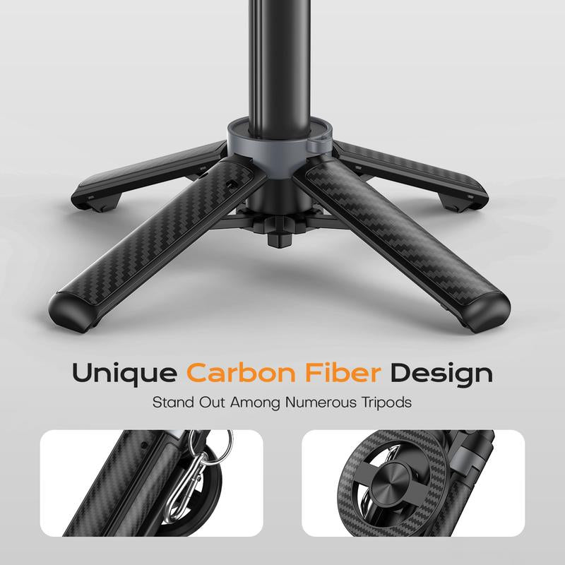 2026 Multifunctional Magnetic Mini Selfie Stick with 360° Rotation, Bluetooth Control, and Magnetic Phone Holder - Ideal for Selfies, Video Recording, and Vlogging, Extends up to 14.96 Inches, Compatible with Most Smartphones