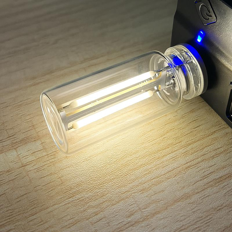 Car USB Night Light Touch Dimmable LED Filament Lamp Portable Lighting Plug and Play Decorative Atmosphere Light for Car Bedroom