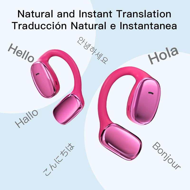 Z-ZIHNIC S11 AI Translation Earbuds - Real-Time Voice Translation in 134 Languages, Bluetooth 5.4, Waterproof & HiFi Sound for Ultimate Travel and Sports Experience!