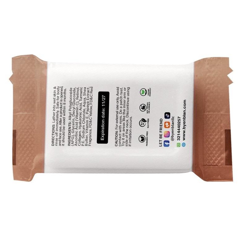 Byenblan-1 Piece Turmeric Brighten Soap & Balance Tools for Health - a Complete Collection for Optimal Health and Wellness Skincare