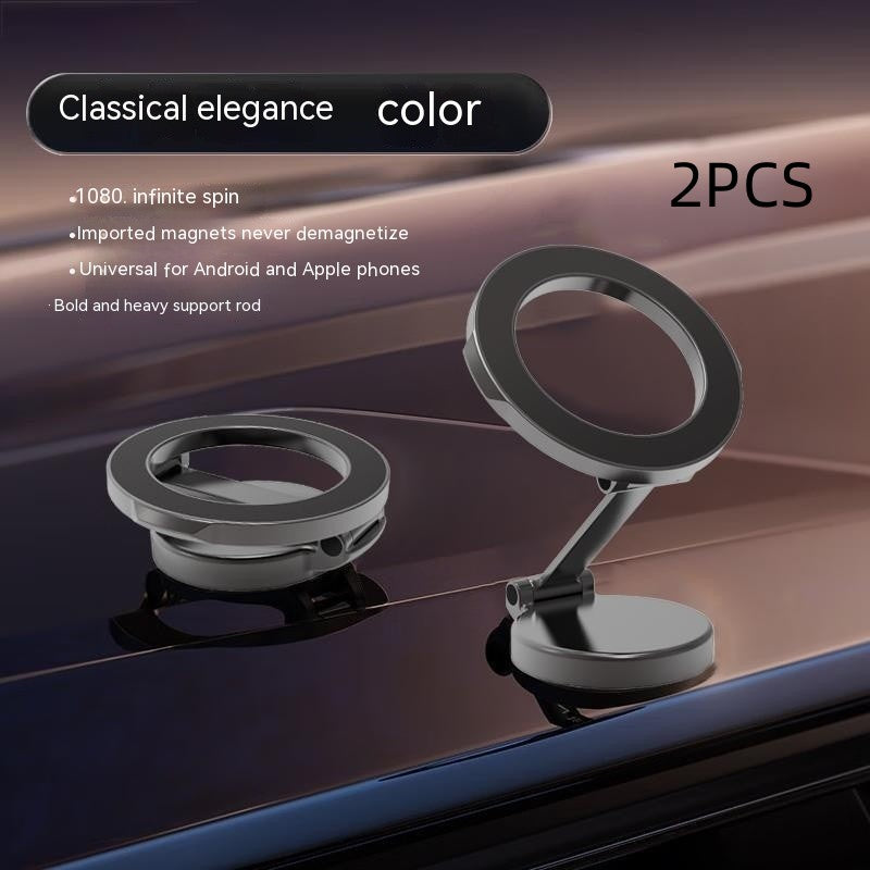 Revolutionize Your Drive with Our All-Metal Magnetic Car Phone Mount - The Ultimate Foldable Phone Holder for Stronger Grip and Convenience!