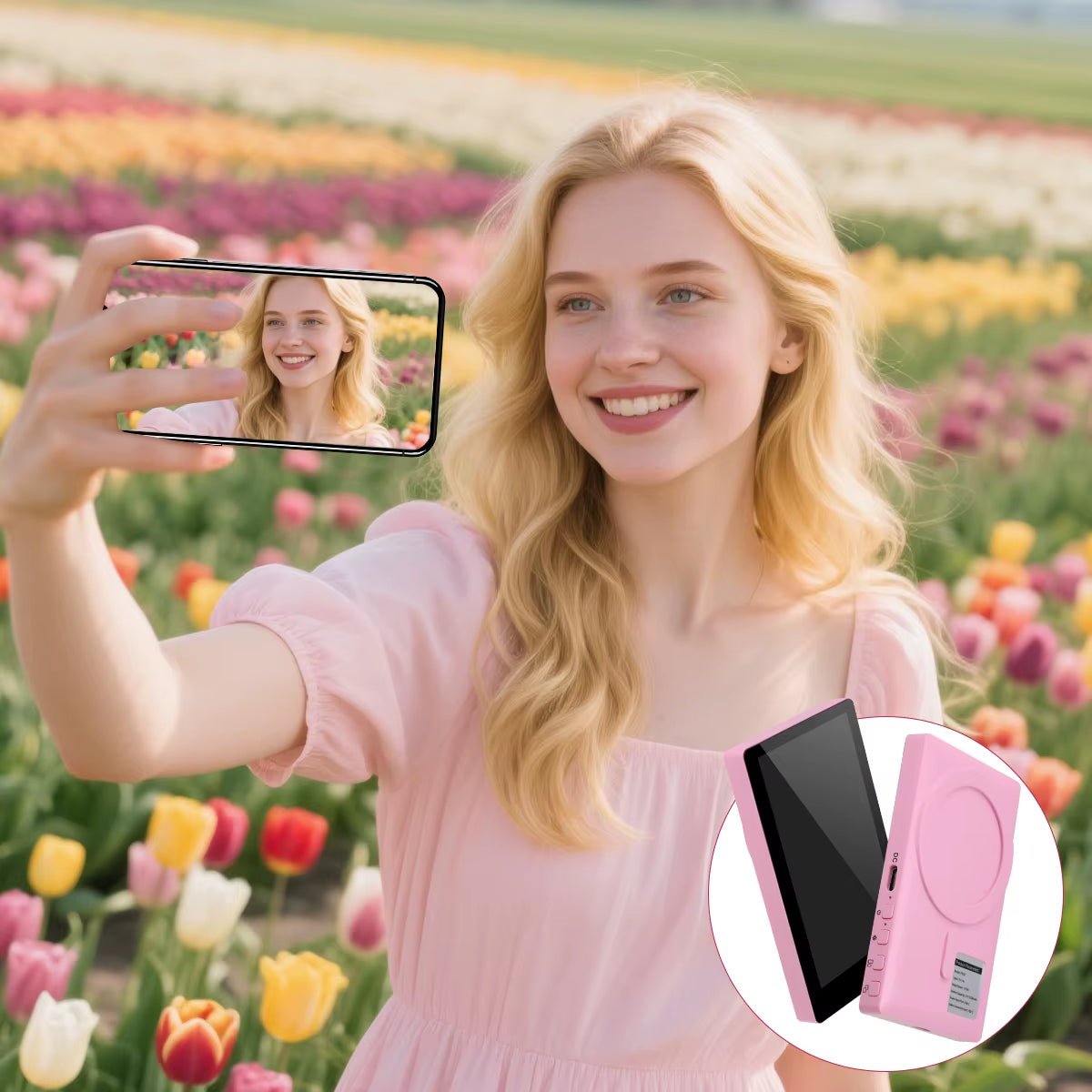 Wireless Magnetic Smartphone Monitor Screen for Perfect Selfies and Vlogs