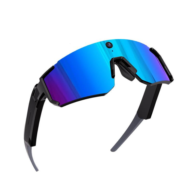 Revolutionary Smart Sports Glasses - 8MP Camera, 2K/1200P Recording, Waterproof Bluetooth Audio, Polarized Sunglasses with AI Assistant & UV Protection