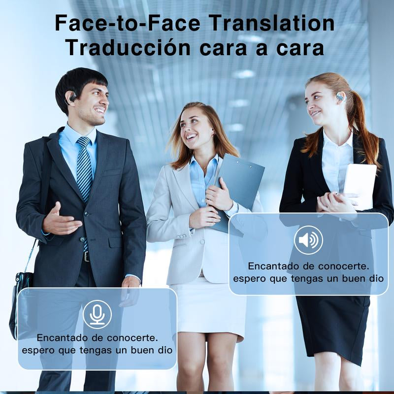 Z-ZIHNIC S11 AI Translation Earbuds - Real-Time Voice Translation in 134 Languages, Bluetooth 5.4, Waterproof & HiFi Sound for Ultimate Travel and Sports Experience!