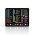 Ultimate Excel Shortcut Mouse Pad - Large Waterproof Desk Mat for Ergonomic Workstation, 31.5 x 11.8 Inch with Non-Slip Base