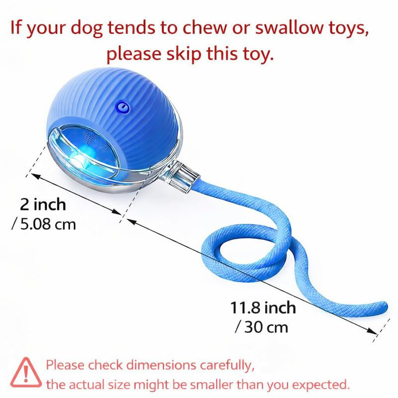Mizusu Interactive Cat & Dog Teaser Toy - Includes 2 Extra Tails & Rolling Ball for Endless Fun! Perfect Pet Supplies for Cats and Dogs!