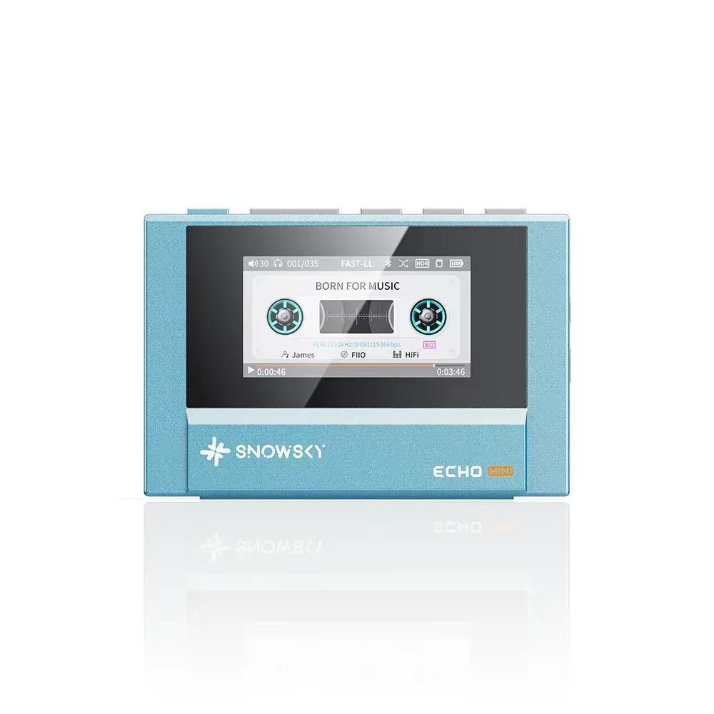 Snowsky Echo Mini Portable Hi-Fi MP3 Music Player - 15H Playback, Bluetooth Walkman with Dual Output (3.5mm/4.4mm)