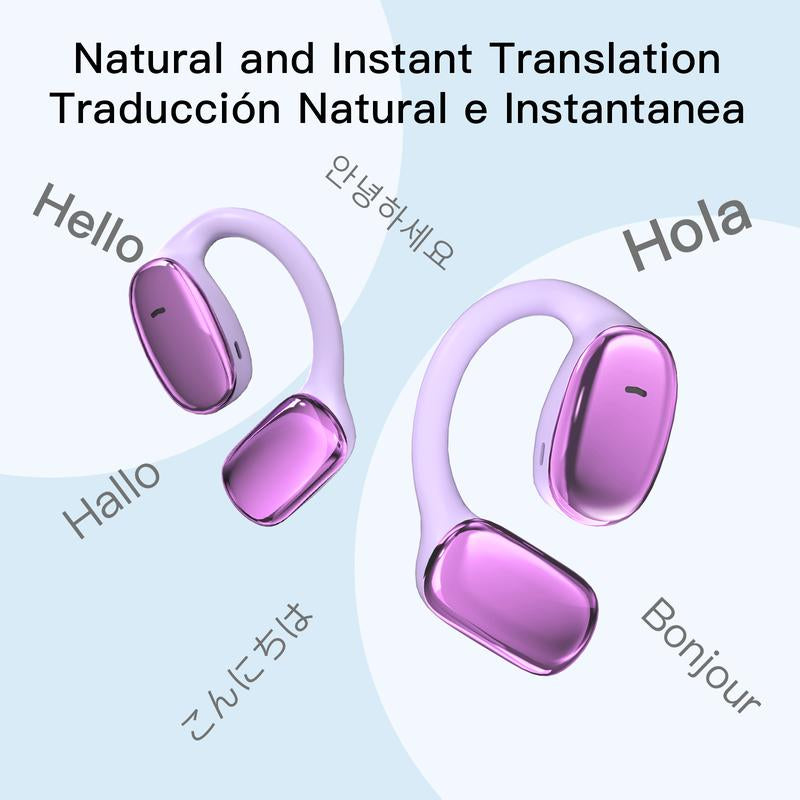 Z-ZIHNIC S11 AI Translation Earbuds - Real-Time Voice Translation in 134 Languages, Bluetooth 5.4, Waterproof & HiFi Sound for Ultimate Travel and Sports Experience!