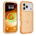 ROTUNOE 3-Layer Heavy-Duty Shockproof Case for iPhone 17 Pro Max with MagSafe Compatibility and Transparent Design