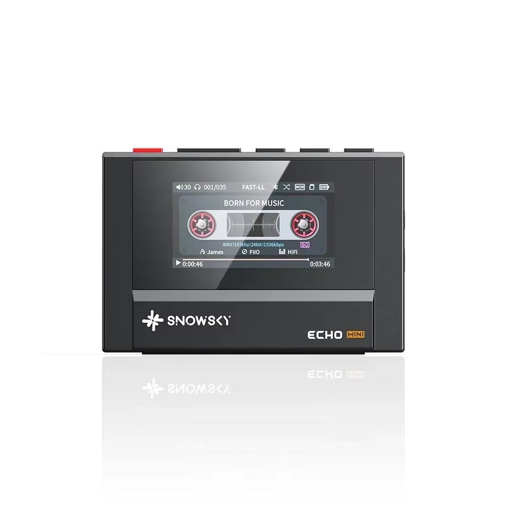 Snowsky Echo Mini Portable Hi-Fi MP3 Music Player - 15H Playback, Bluetooth Walkman with Dual Output (3.5mm/4.4mm)