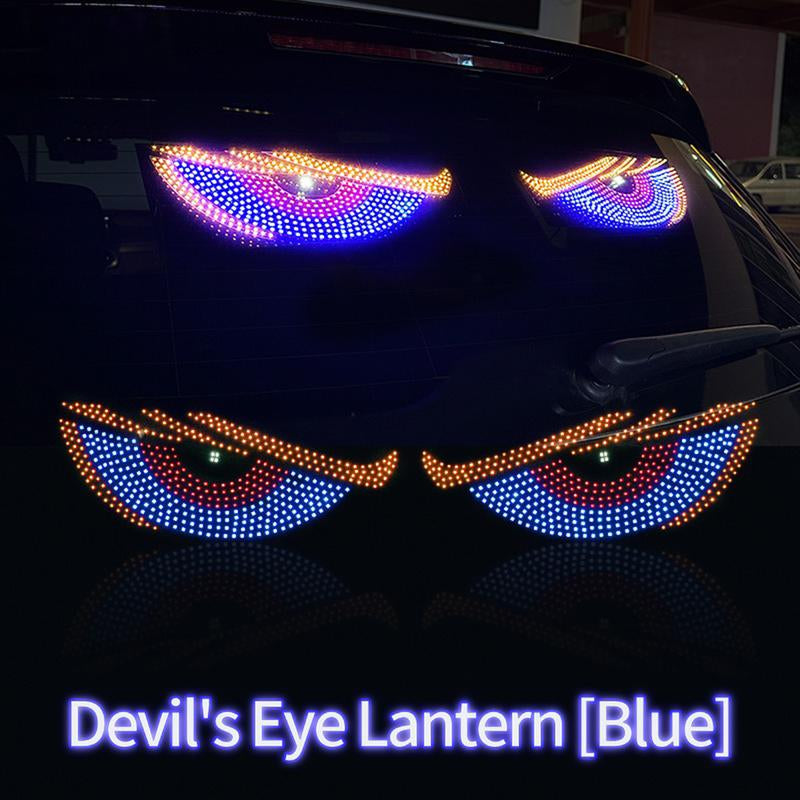 Evil Eyes LED Light for Car Windshield – USB Plug & Play Demon Eye Signal Light with 11 Modes, Adjustable Brightness, Perfect for Suvs, Trucks, Pickups & Rvs (Easy Install, No Wiring)
