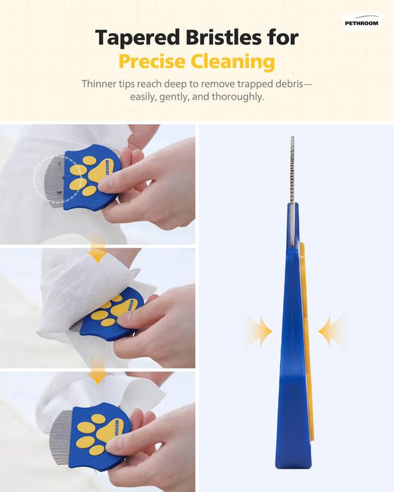 PETHROOM Pet Eye Comb - Easy Facial Grooming Tool for Cats and Dogs