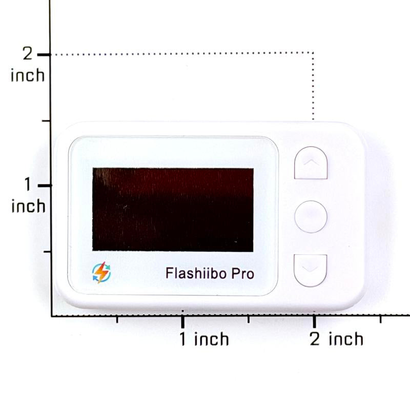Flashiibo Pro NFC Emulator - 3000+ Saves, Unlimited Rewrite, Auto UID Regeneration, 1.4" OLED Screen, Compatible with 50+ Nintendo Switch Games