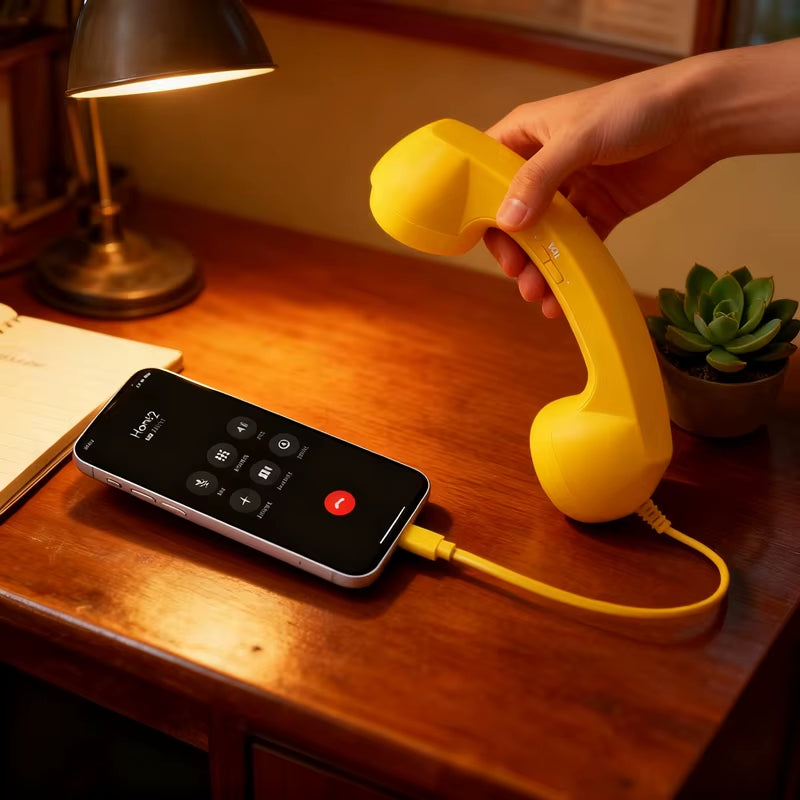 Retro Type-C Wired Headset with Microphone - Ideal for Voice Chat and Live Streaming on Android