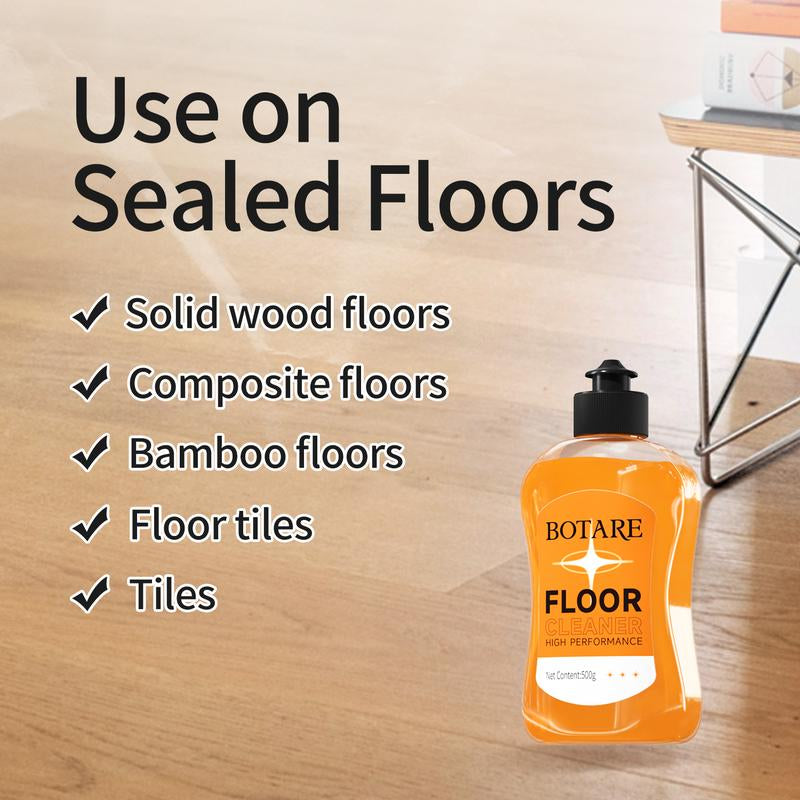 BOTARE Enzyme-Powered Mop Soap - Long-Lasting Scent Floor Cleaner, Deep Cleans with No Residue, Fast Drying & Pet/Kid-Safe for All Floors, Works with Mops, Steam Mops & Sprayers