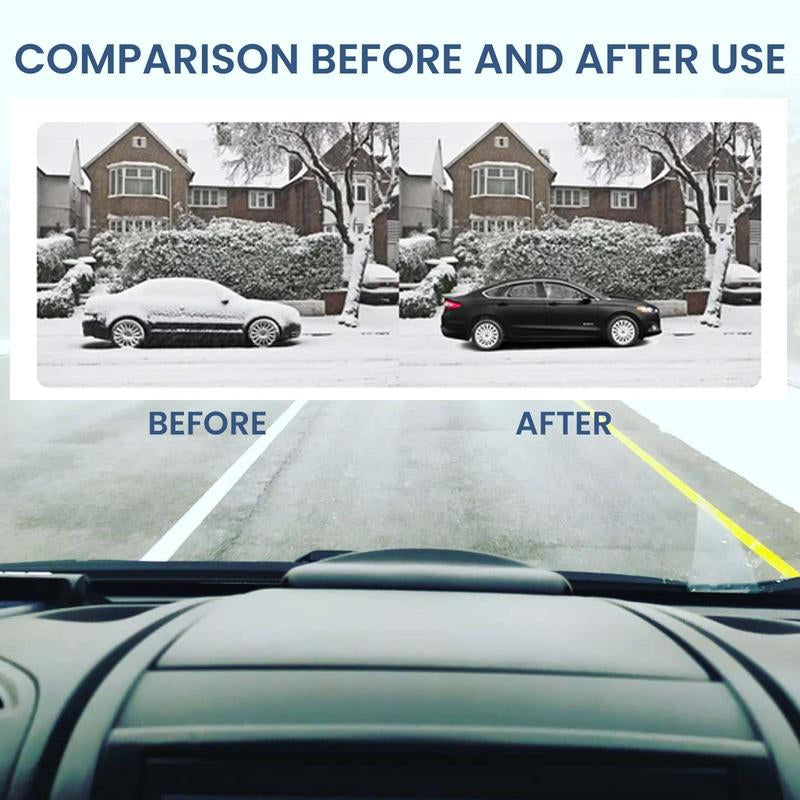 Revolutionary Solar-Powered Car Snow & Ice Remover - Your Automatic Winter Windshield Defroster for Hassle-Free Outdoor Parking!