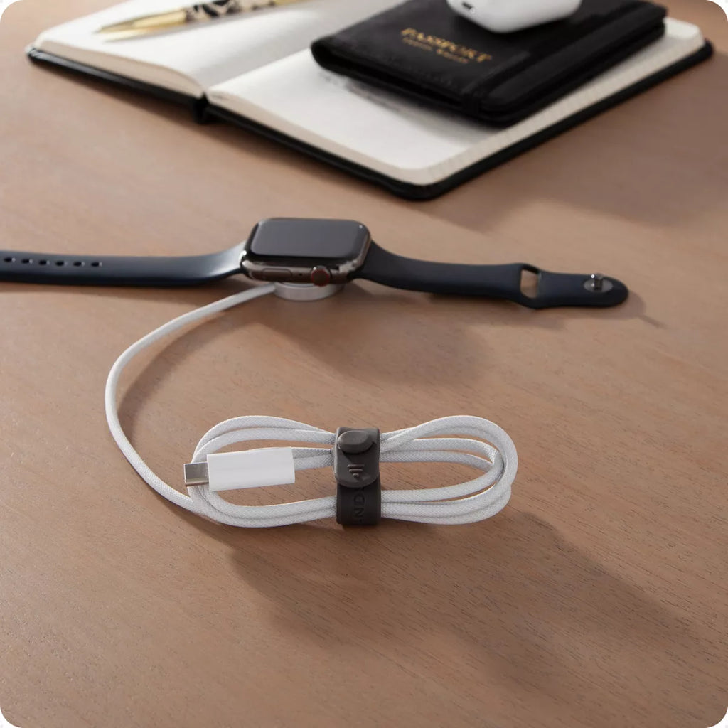 U Brands 6-Pack Silicone Cord Bands - Ultimate Organization Solution for Tangle-Free Living!