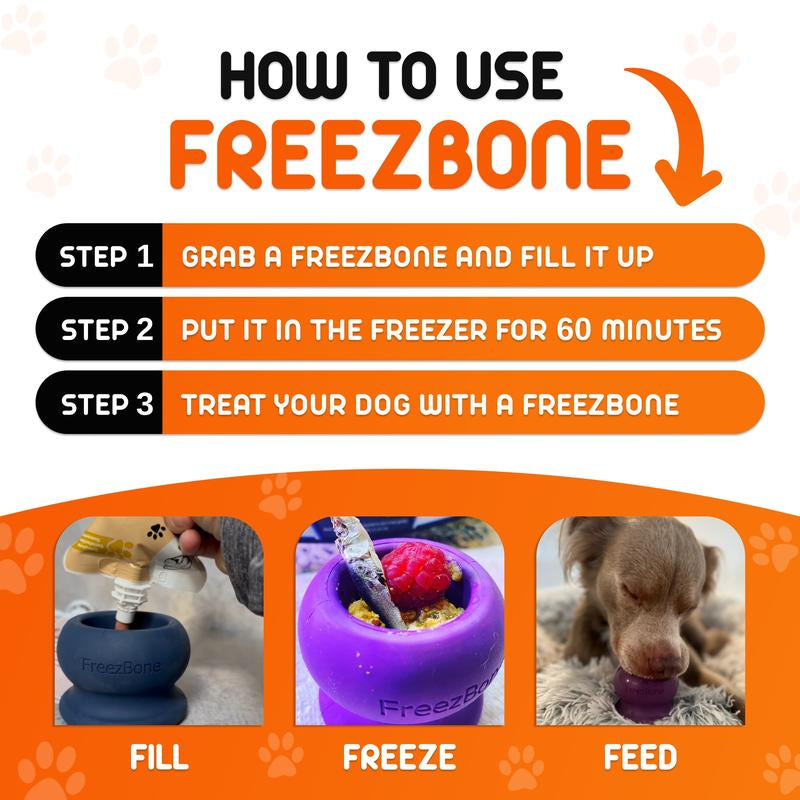 Freezball - Ultimate Durable Chew Bone for Hours of Dog Fun!