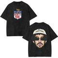 Benito Bowl 2026 Vintage Washed Graphic Tee - Funny Football & Anime Design Shirt for Ultimate Game Day!