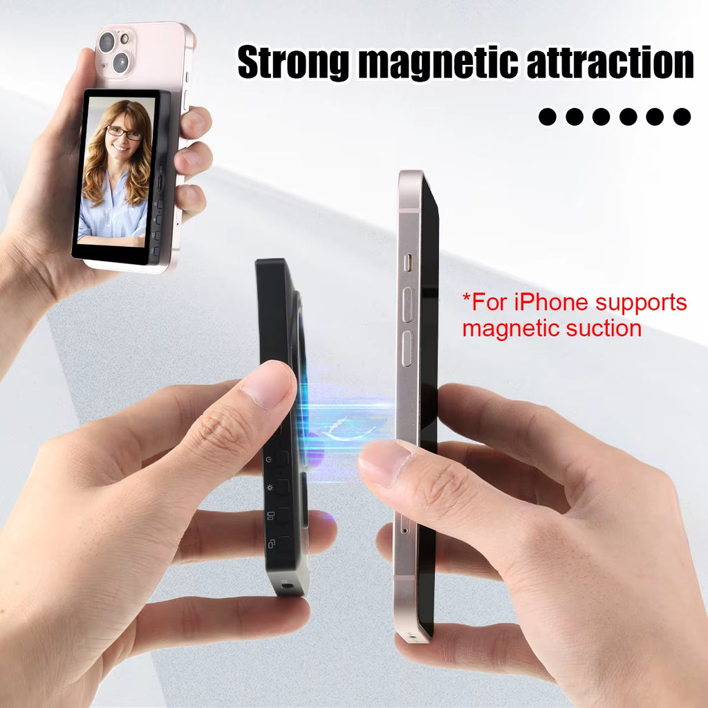 Wireless Magnetic Smartphone Monitor Screen for Perfect Selfies and Vlogs