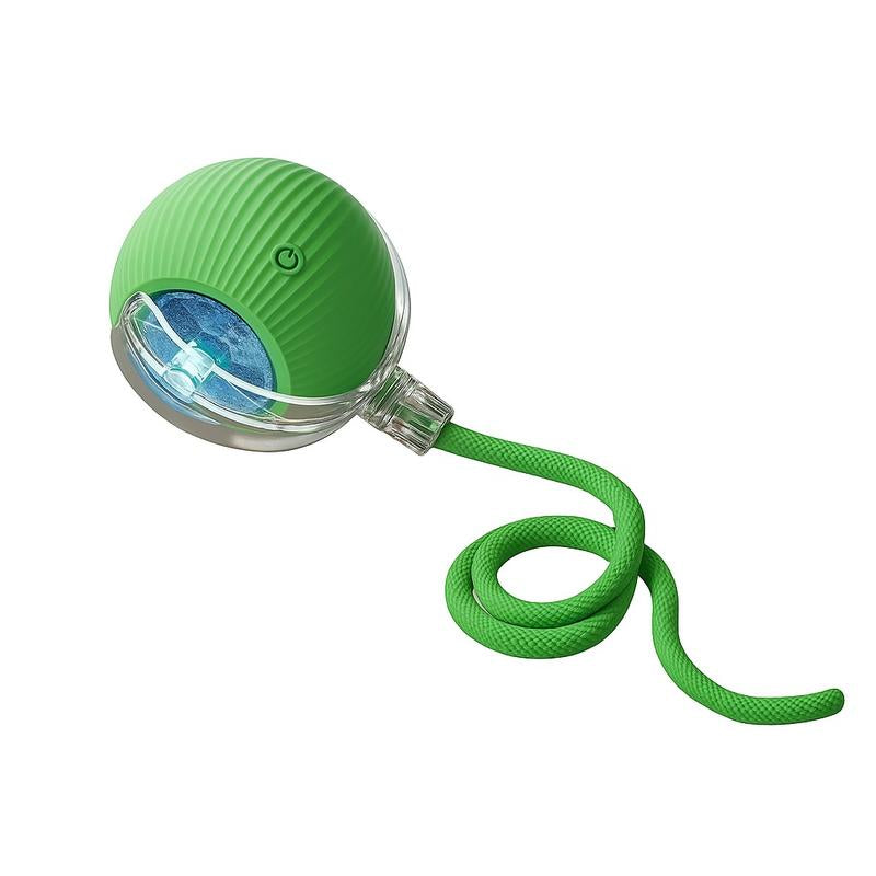 Mizusu Interactive Cat & Dog Teaser Toy - Includes 2 Extra Tails & Rolling Ball for Endless Fun! Perfect Pet Supplies for Cats and Dogs!