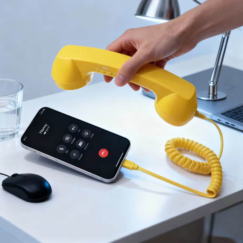 Retro Type-C Wired Headset with Microphone - Ideal for Voice Chat and Live Streaming on Android