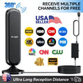 HIDB 4K HD Indoor TV Antenna with 360° Signal Amplification for Smart TVs - Long-Range Reception, Easy Installation, No Monthly Fees