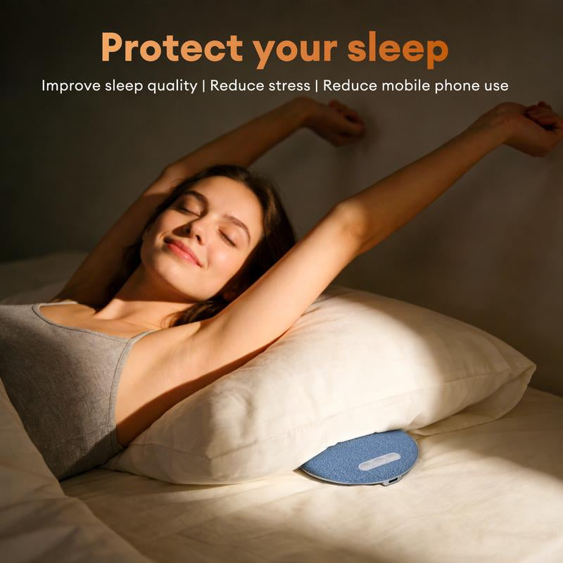 HYUNDAI S1 Ultra-Thin Bluetooth Pillow Speaker - Immerse in Soft 3D White Noise & Bedtime Music, Headphone-Free Sleep Sound with Bluetooth 6.0, Compatible with Android & iOS