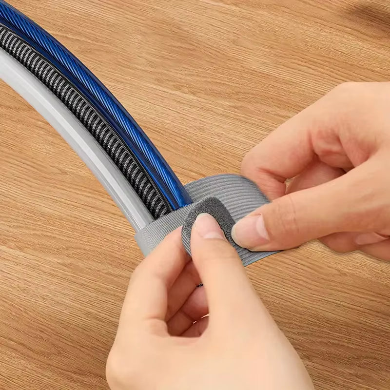 Revolutionary Adjustable Cable Ties - Effortless Self-Adhesive Cord Organizers for Clutter-Free Desks!