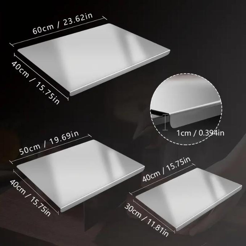 Stainless Steel Chopping Board, Non-Slip Kitchen Chopping Board, Kitchen Cutting Board, Kitchen Accessories, Household Kitchen Gadgets