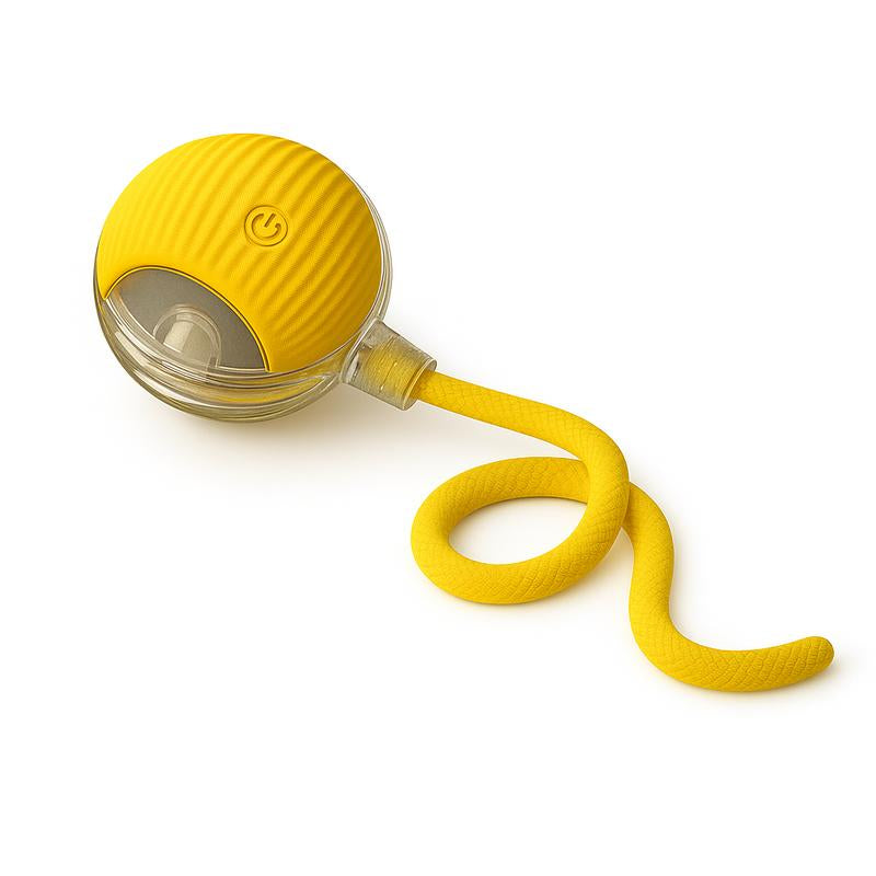Mizusu Interactive Cat & Dog Teaser Toy - Includes 2 Extra Tails & Rolling Ball for Endless Fun! Perfect Pet Supplies for Cats and Dogs!
