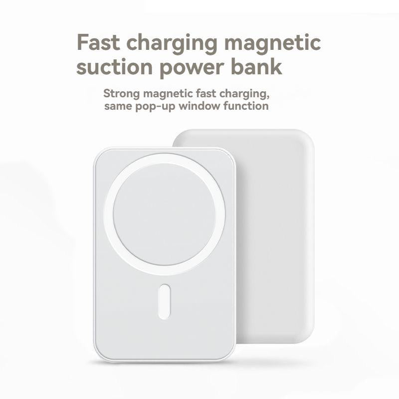 5000mAh Magnetic Power Bank - Fast Wireless Charger for iPhone 17/16/15/14/13/12/Plus/Pro Max - Compact & Portable Battery Pack