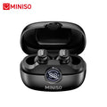 MINISO MS105 Waterproof Wireless Earbuds - Bluetooth 6.0 Earphones for Office, Sports, and Gaming with Built-In Microphone