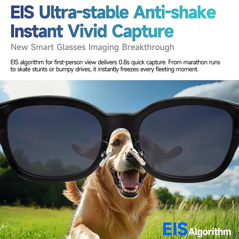 AI Smart Camera Glasses - 8MP Photochromic Lenses, Touch Control & Real-Time Translation for Effortless Hands-Free Photography & Adventure! Perfect Valentine's Day Gift!