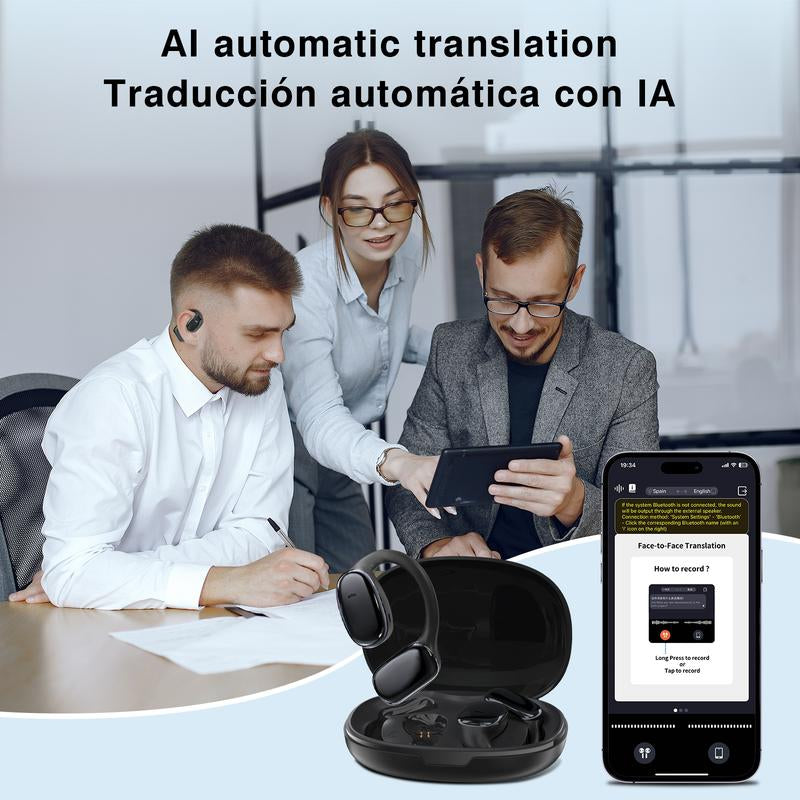 Z-ZIHNIC S11 AI Translation Earbuds - Real-Time Voice Translation in 134 Languages, Bluetooth 5.4, Waterproof & HiFi Sound for Ultimate Travel and Sports Experience!