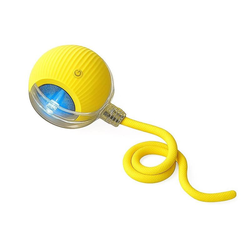 Mizusu Interactive Cat & Dog Teaser Toy - Includes 2 Extra Tails & Rolling Ball for Endless Fun! Perfect Pet Supplies for Cats and Dogs!