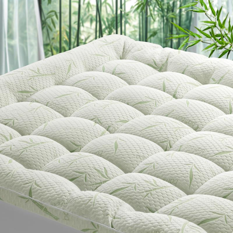 Shilucheng Mattress Topper - Extra Thick Soft Mattress Protector down Alternative Fill, Mattress Pad Cover Cotton Top with 8-21" Deep Pocket, Machine Washable and Comfortable