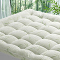 Shilucheng Mattress Topper - Extra Thick Soft Mattress Protector down Alternative Fill, Mattress Pad Cover Cotton Top with 8-21" Deep Pocket, Machine Washable and Comfortable