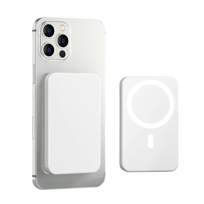5000mAh Magnetic Power Bank - Fast Wireless Charger for iPhone 17/16/15/14/13/12/Plus/Pro Max - Compact & Portable Battery Pack