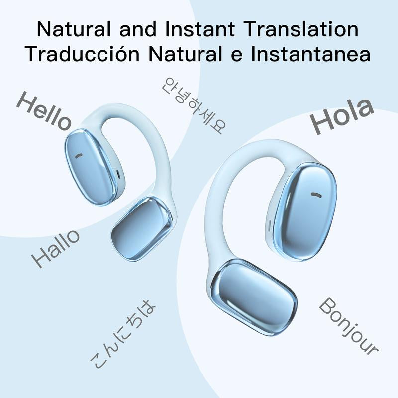 Z-ZIHNIC S11 AI Translation Earbuds - Real-Time Voice Translation in 134 Languages, Bluetooth 5.4, Waterproof & HiFi Sound for Ultimate Travel and Sports Experience!