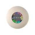 Ultimate Compact Waterproof Bluetooth Shower Speaker with RGB Lights - Suction Cup for Effortless Bathroom Enjoyment, White