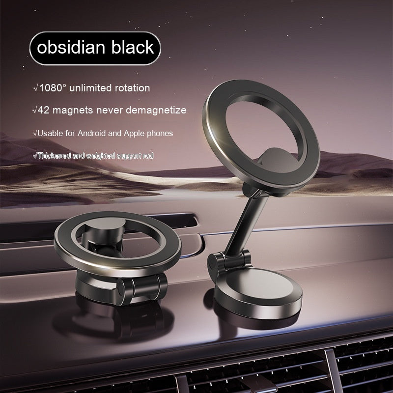 Revolutionize Your Drive with Our All-Metal Magnetic Car Phone Mount - The Ultimate Foldable Phone Holder for Stronger Grip and Convenience!