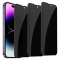 Premium Anti-Spy Tempered Glass Screen Protector for iPhone 11 to 17 Pro/Pro Max/Plus