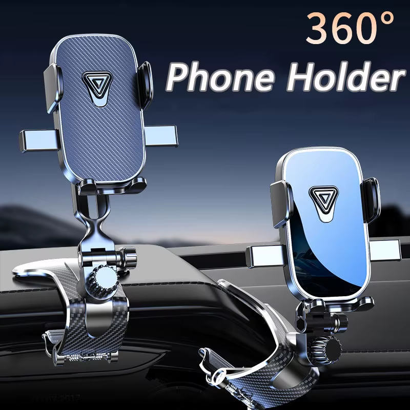 1800° Rotating Car Phone Holder – Universal Dashboard Mount