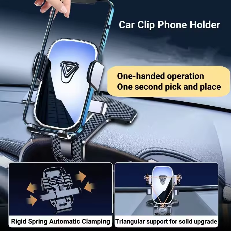 1800° Rotating Car Phone Holder – Universal Dashboard Mount